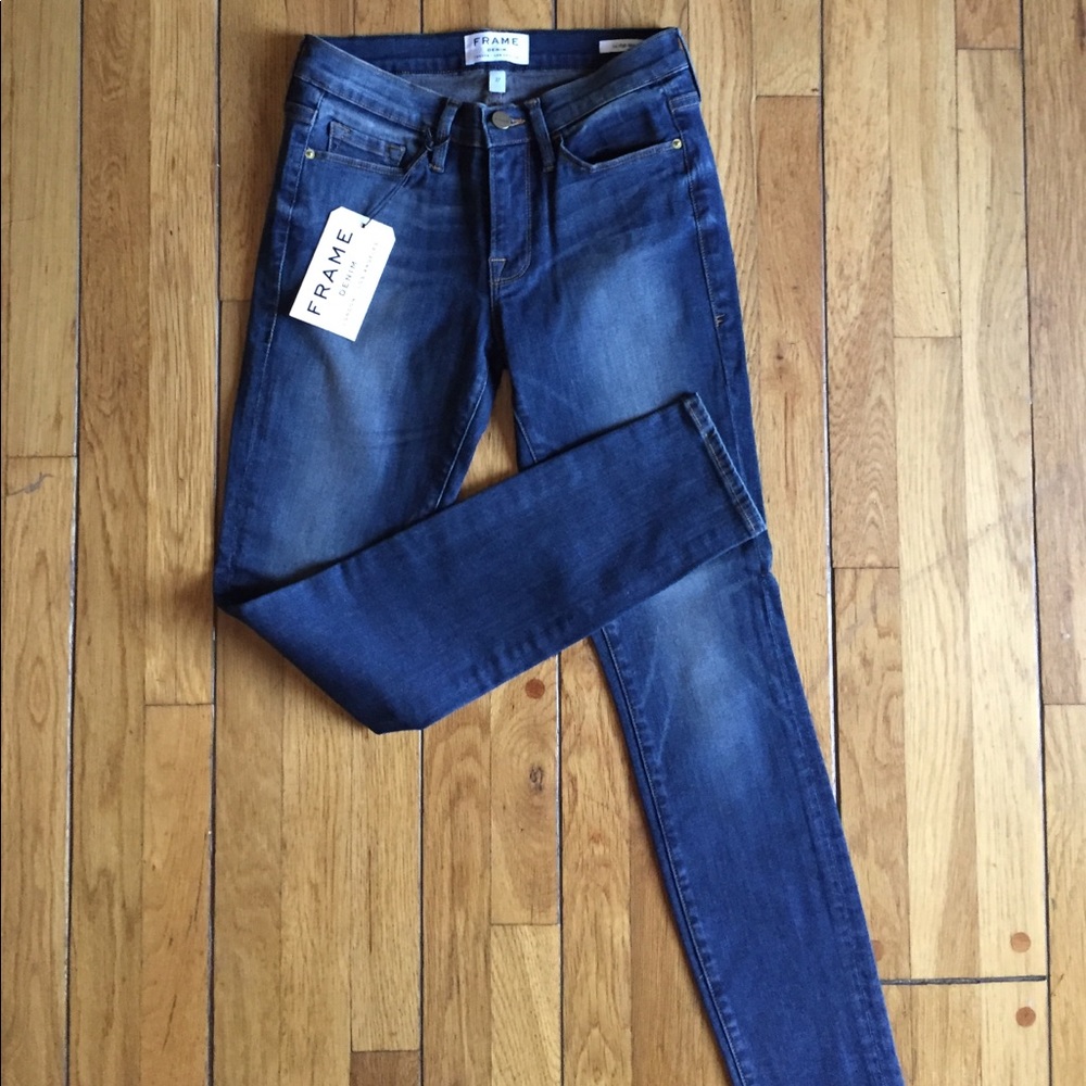 New FRAME Denim Jeans - 'Le High Skinny'